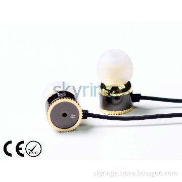 high quality metal earphone with microphone